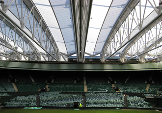 More structures are employing the steel bending techniques that made the famous retractable roof on Centre Court possible